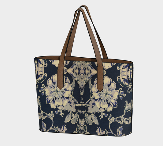 Blue Fleur Vegan Leather Tote Bag (2025-09-16, 1:22 PM)