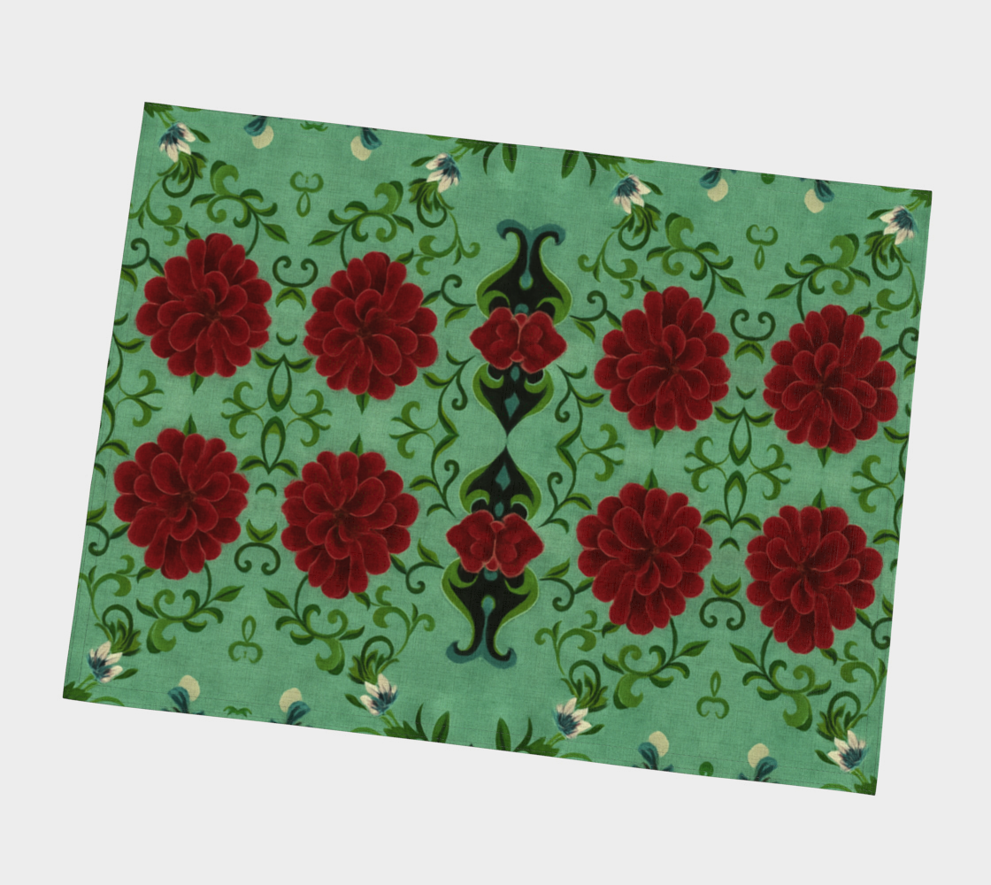 Marquesa Floral Mint Placemats