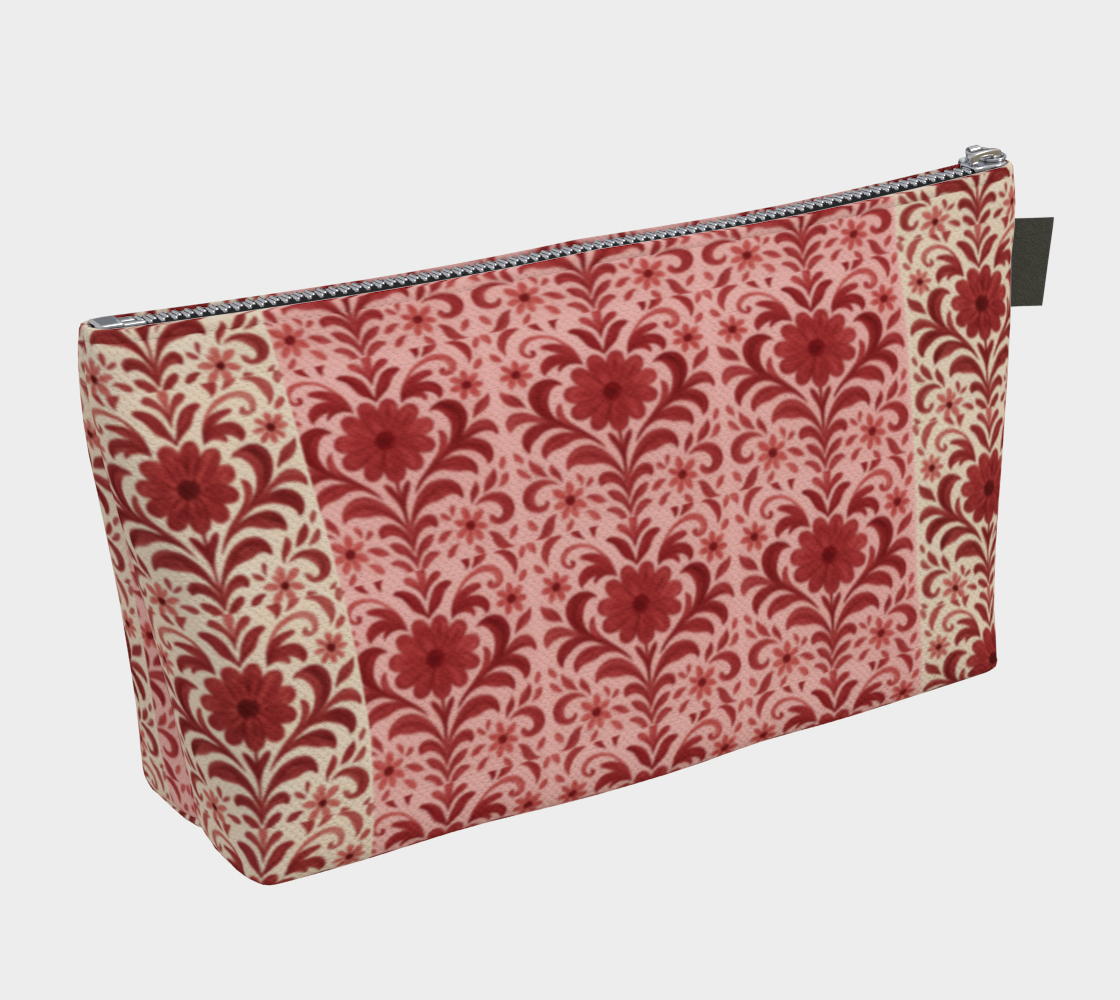Petite Fleur Rouge D'Hiver Makeup Bag