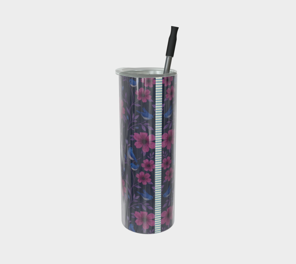 Songbird Bloom Plum Water Bottle
