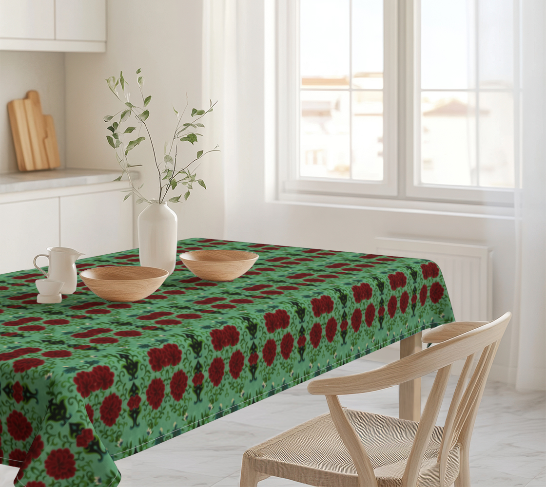 Marquesa Floral Mint 60 x 90 Tablecloth