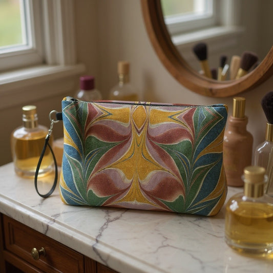 Florentine Flames Vegan Leather Clutch
