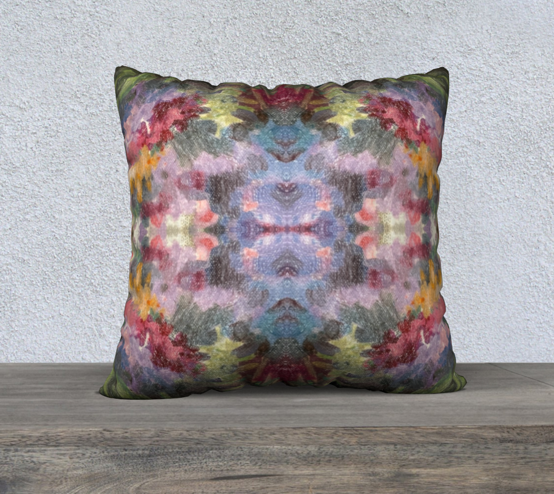 Monet Gardens 22 x 22 pillow cover