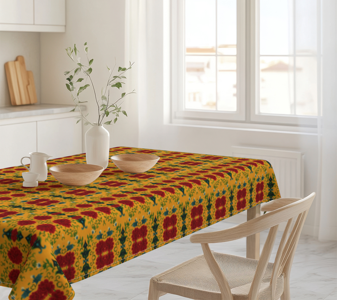Marquesa Floral Golden 60 x 90 Tablecloth