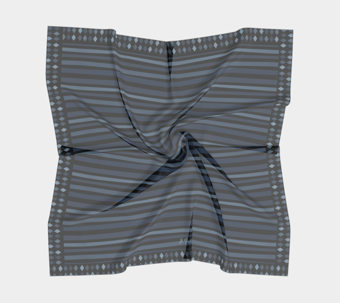 Twilight Bands Silk Square Scarf