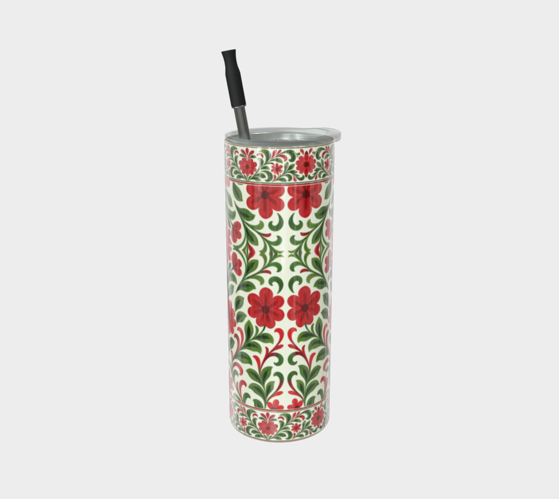 French Country Noel tumbler