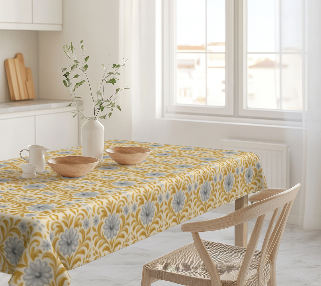 Gilded Garden 90 x 60 WEDDING Tablecloth