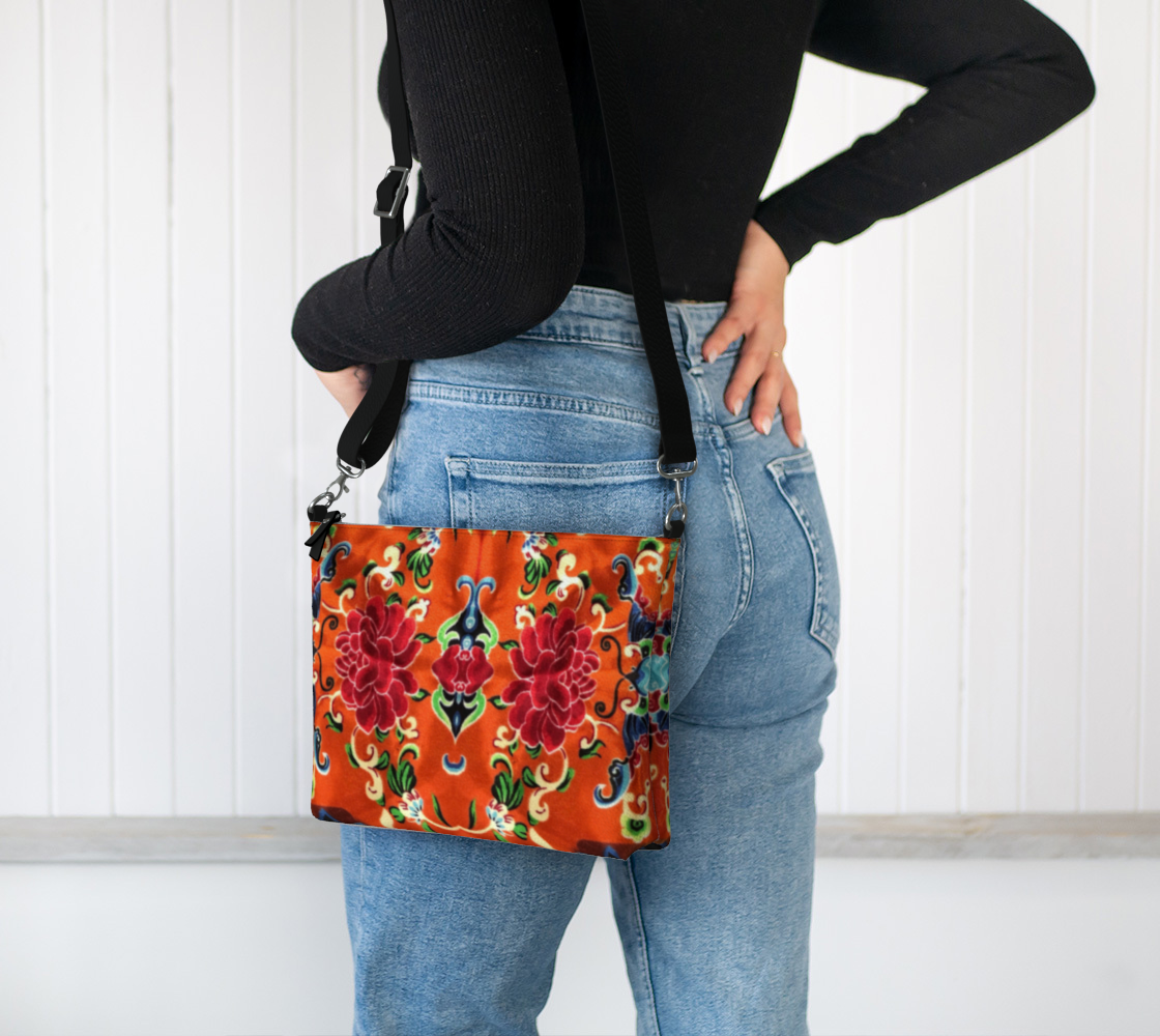 Jade and Flame Crossbody Bag