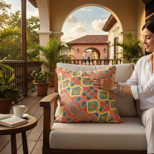 Island Diamonds 18 x 18 Pillow Cover