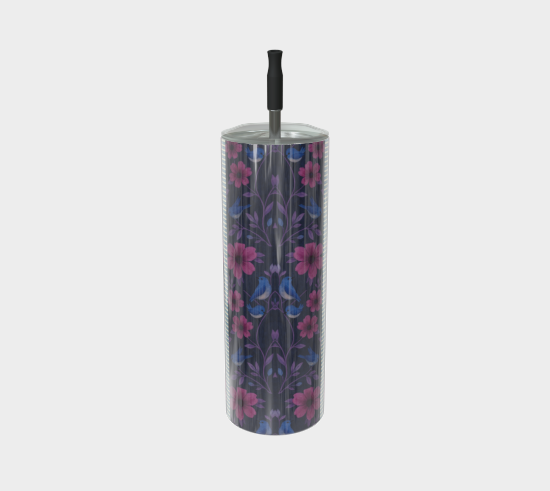 Songbird Bloom Plum Water Bottle