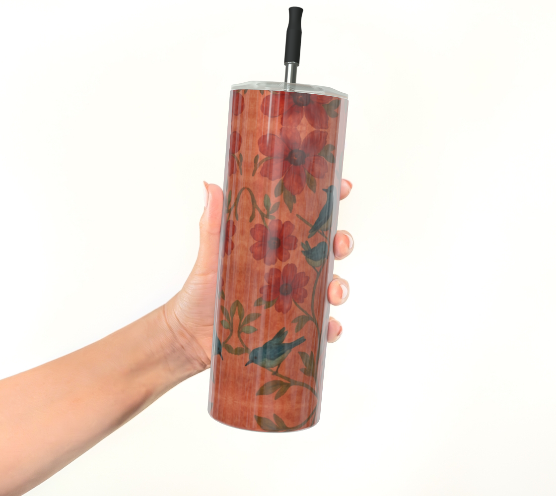 Songbird Bloom Terracotta Water Bottle