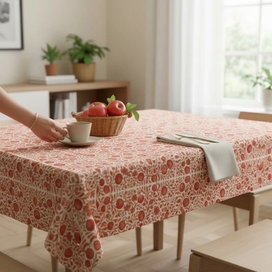 Red Pomegranates 60 x 90 Tablecloth