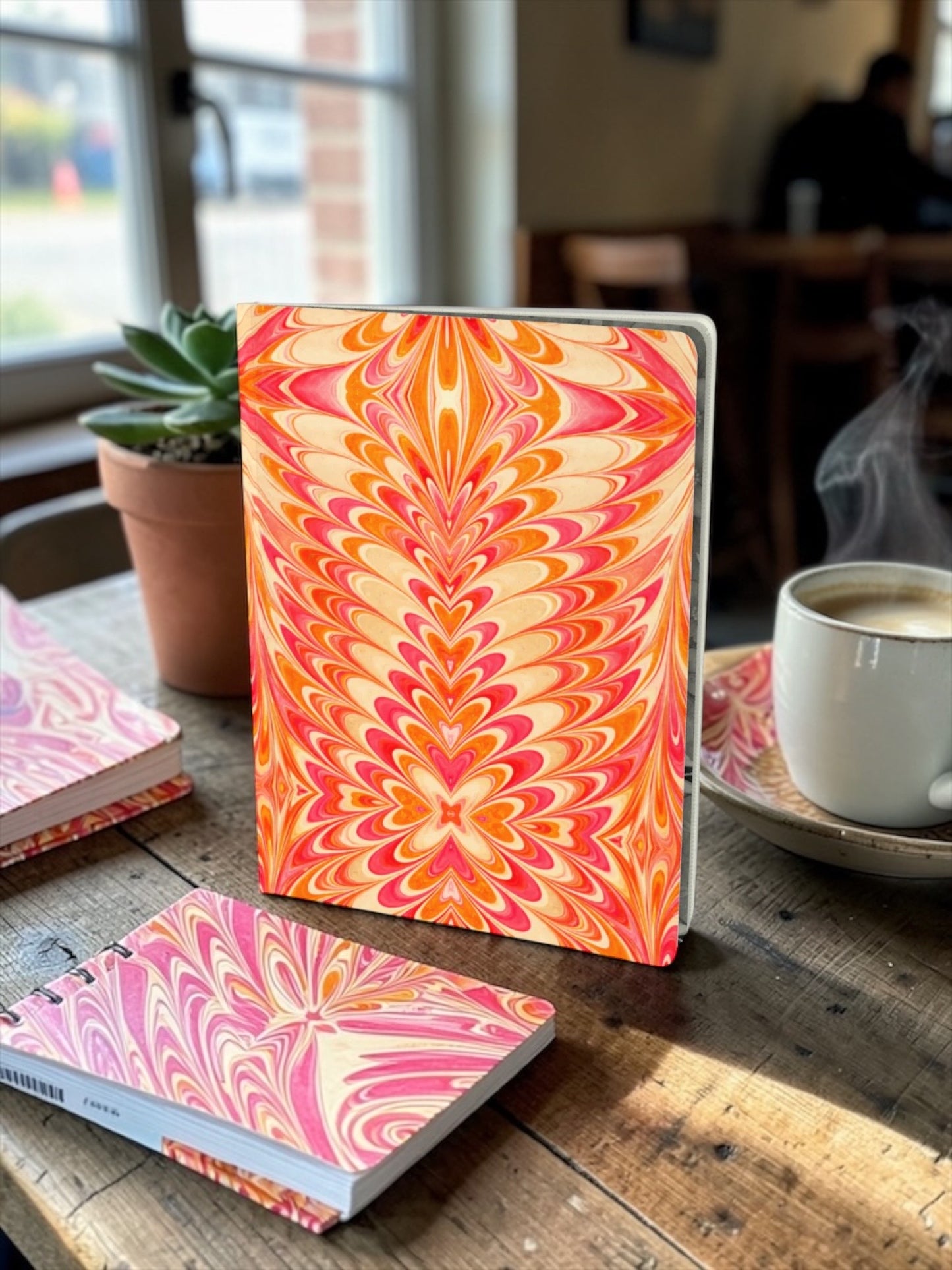 Tangerine Swirl Notebook