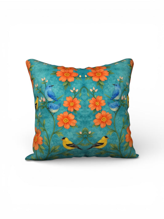 Island Songbird Garden 18 x 18 Pillow Cover
