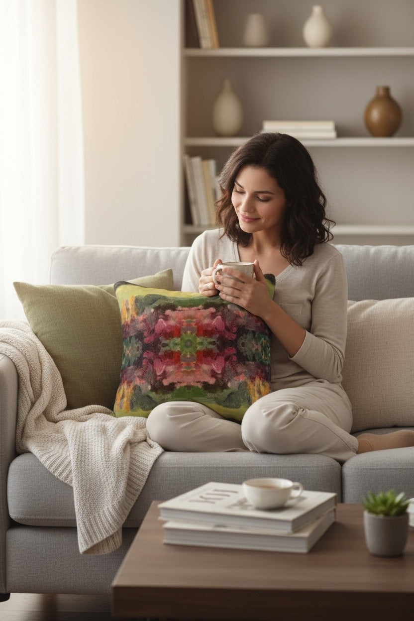 Giverny Gardens 18 x 18 Pillow Cover