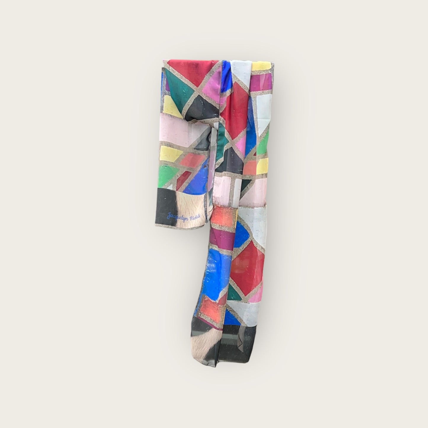 Cubist Delight Chiffon Scarf