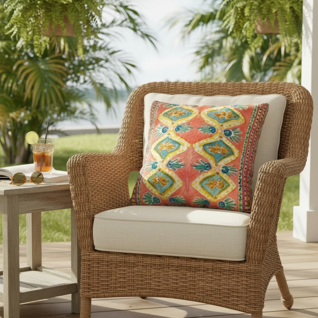 Island Diamonds 22 x 22 Pillow Cover