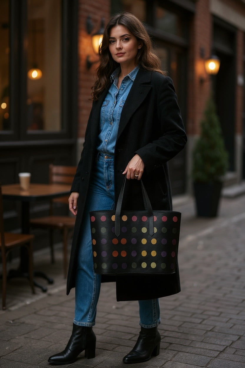 Carnivale Vegan Leather Tote Bag