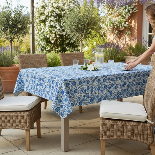 Blue Pomegranate 60 x 90 Tablecloth
