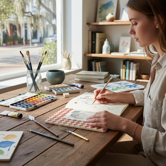 Cranberry Mini Harlequin Notebook