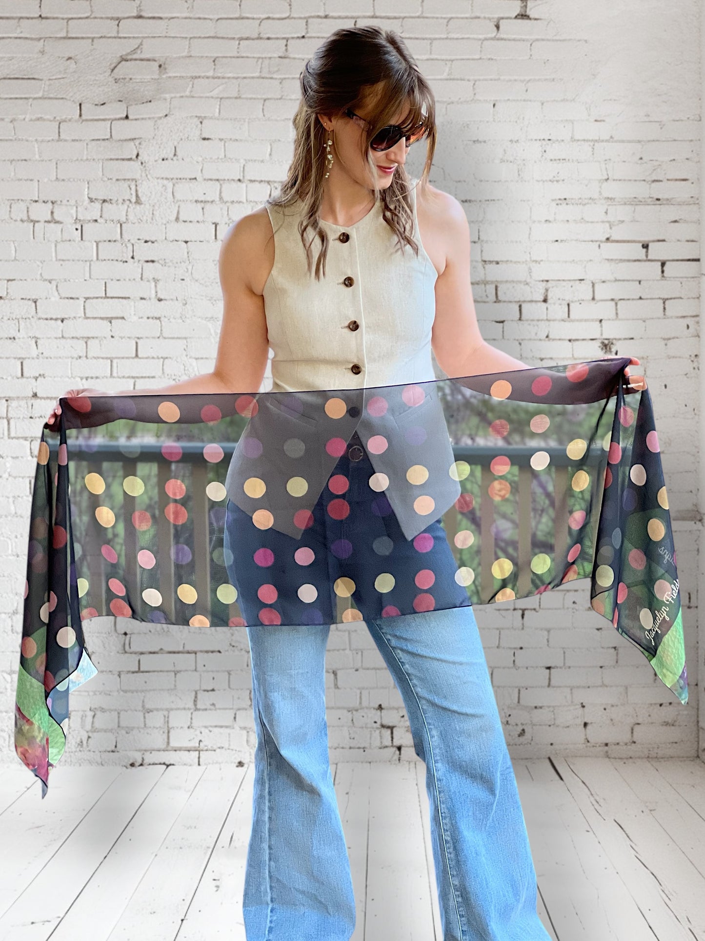 Carnivale Chiffon Scarf