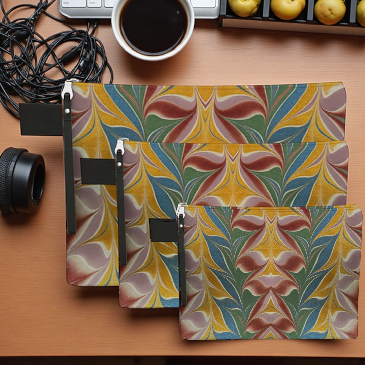 Florentine Flames Zipper Carry-all Bag
