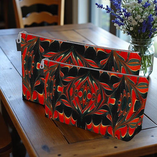 Americana Swirl Makeup Bag