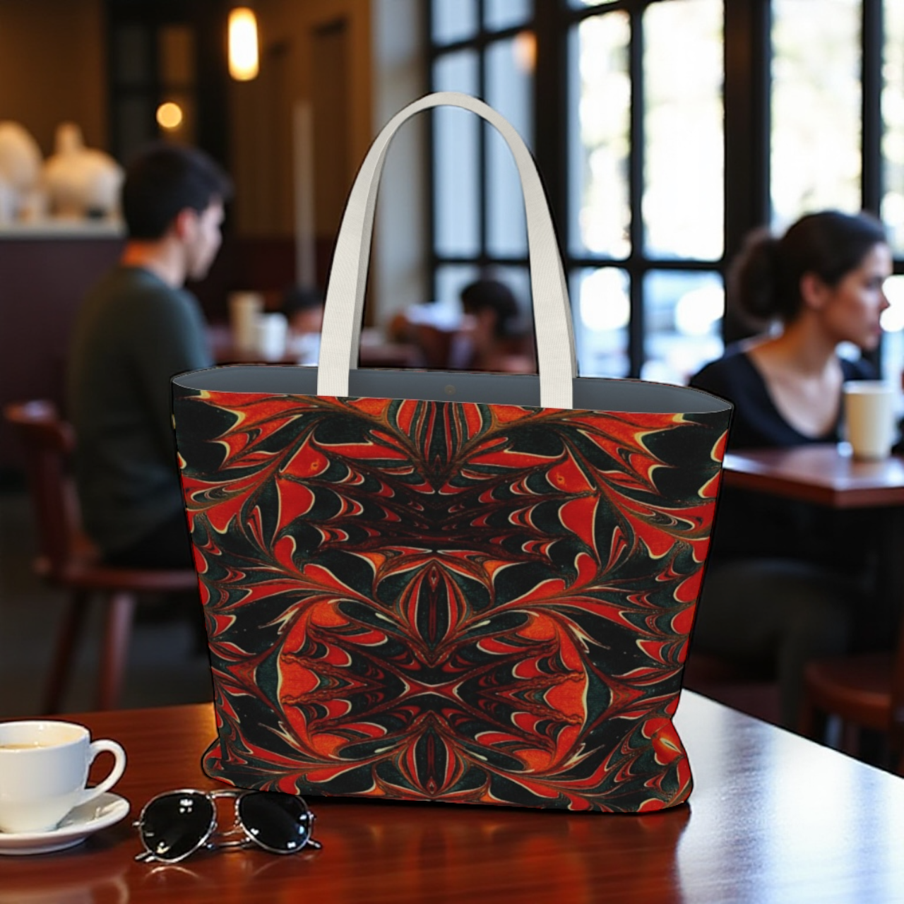 Americana Swirl Tote Bag