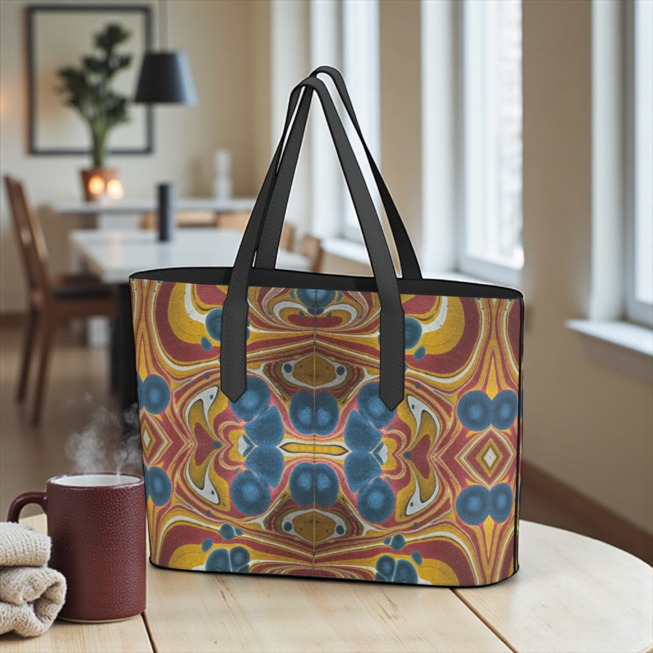 Sundown Revival Vegan Leather Tote Bag