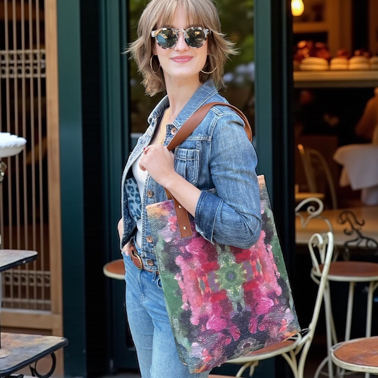 GIverny Gardens Urban Tote