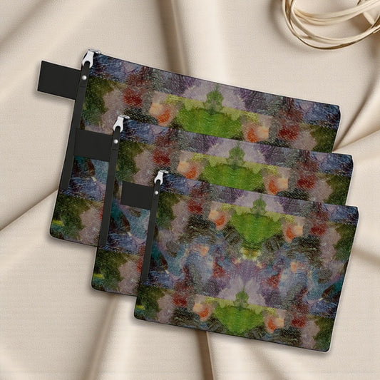 Lilac Waterlilies Zipper Carry-all Bag