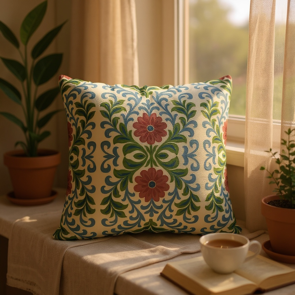 Jardin Provencale Blush 18 x 18 Pillow Cover