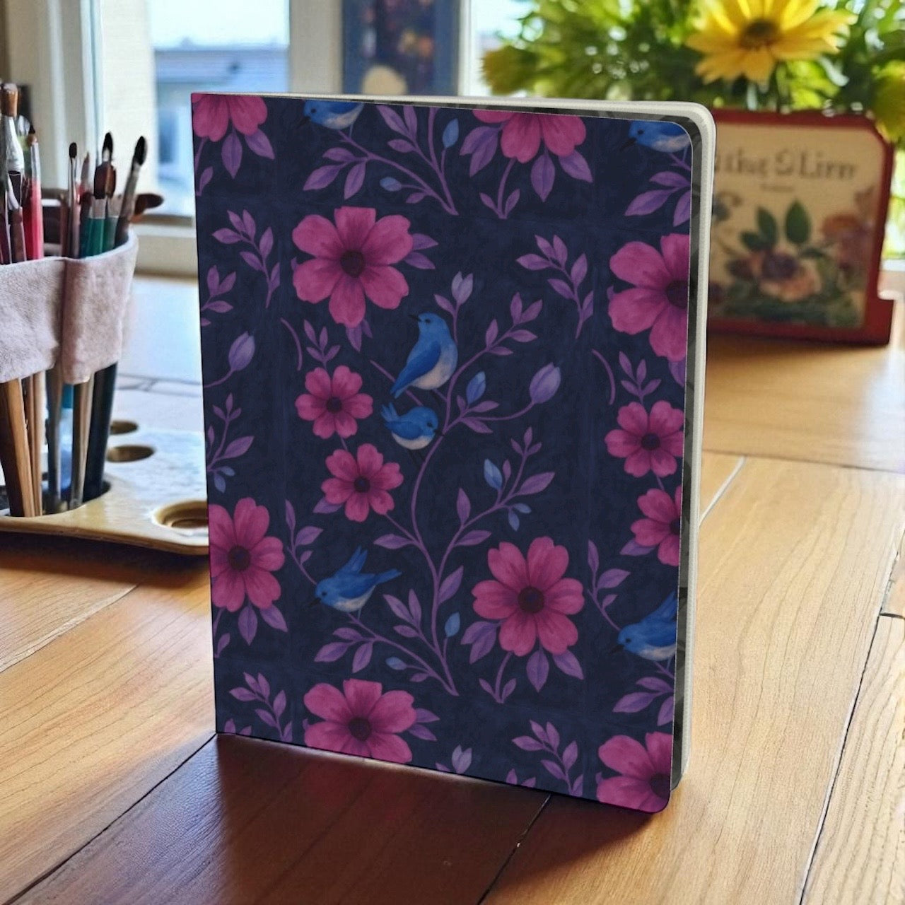 Songbird Bloom Plum Notebook