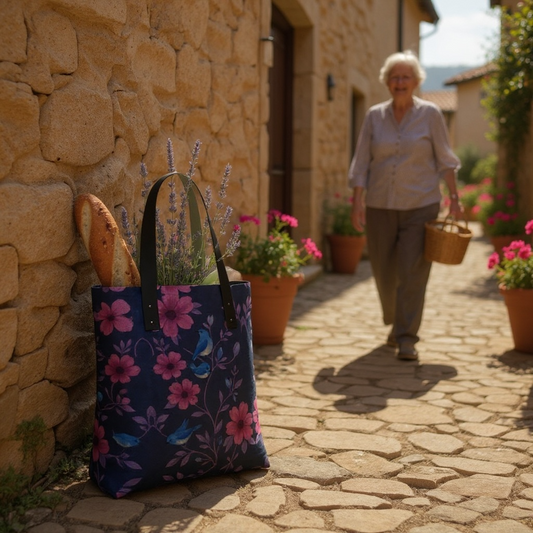 Songbird Bloom Plum Urban Tote