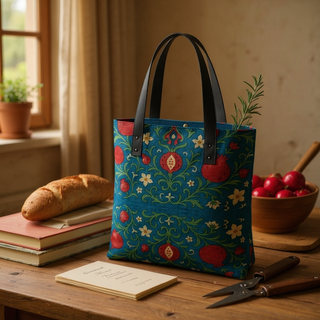 Winter Pomegranates Urban Tote Bag