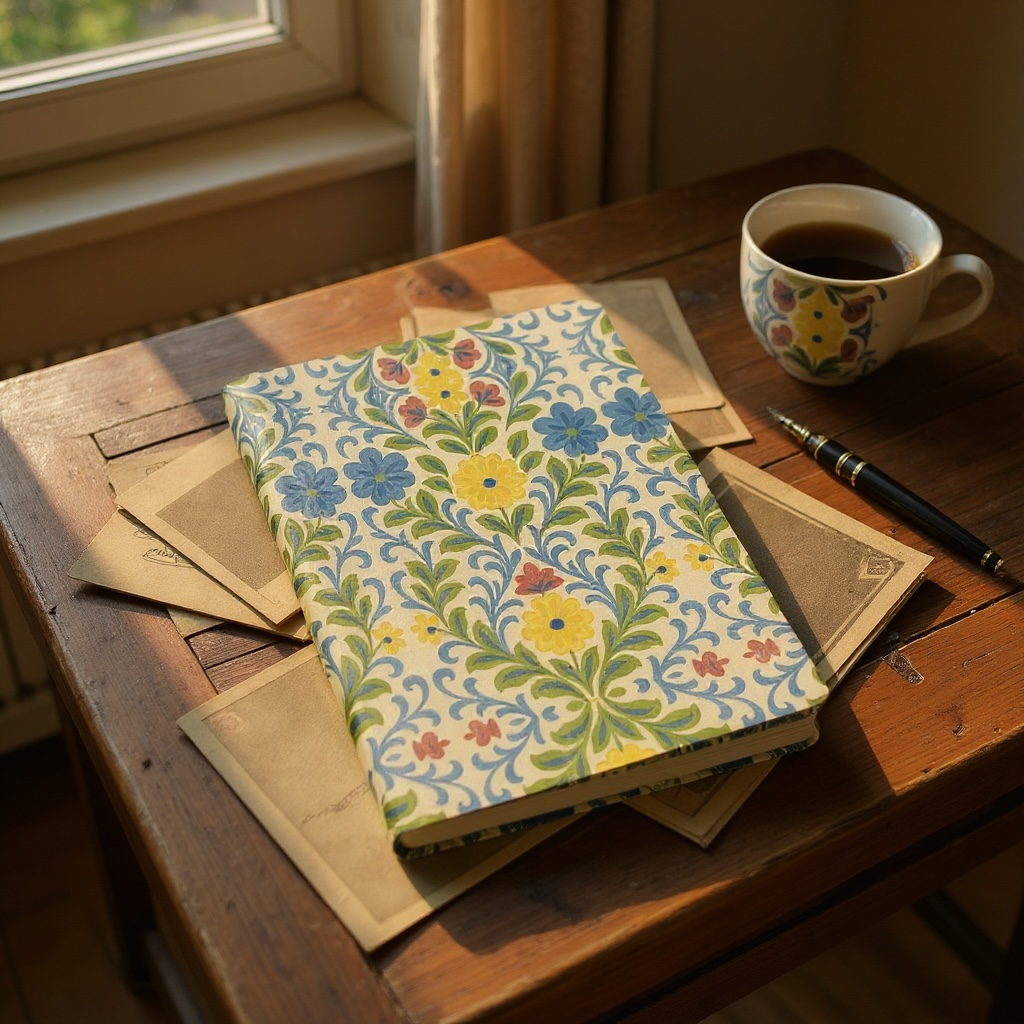 Jardin Provencale Goldenrod Notebook