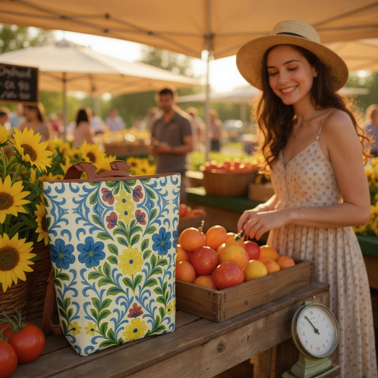Jardin Provencale Goldenrod Backpack