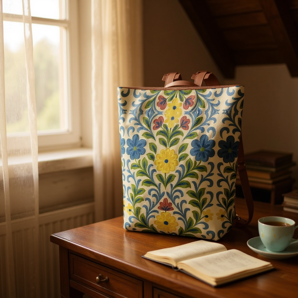 Jardin Provencale Goldenrod Backpack