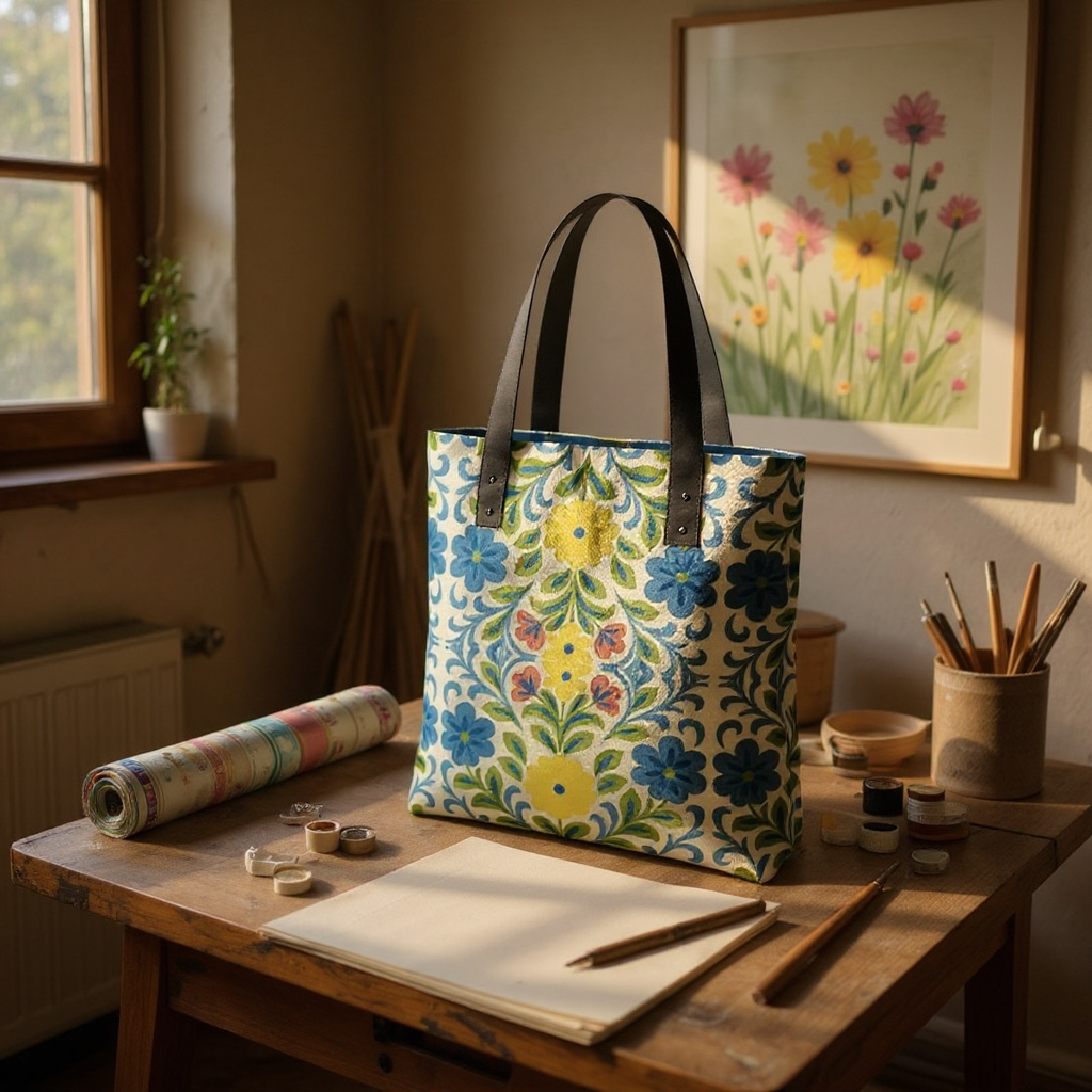 Jardin Provencale Goldenrod Urban Tote