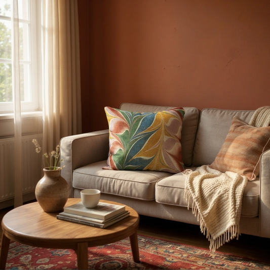 Florentine Flames 18 x 18 Pillow Cover