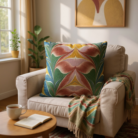 Florentine Flames 22 x 22 Pillow Cover