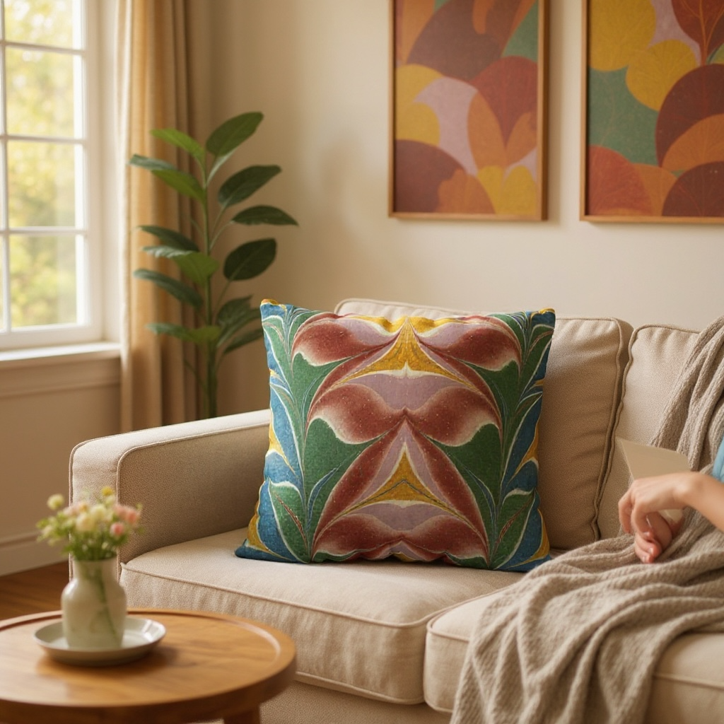 Florentine Flames 22 x 22 Pillow Cover