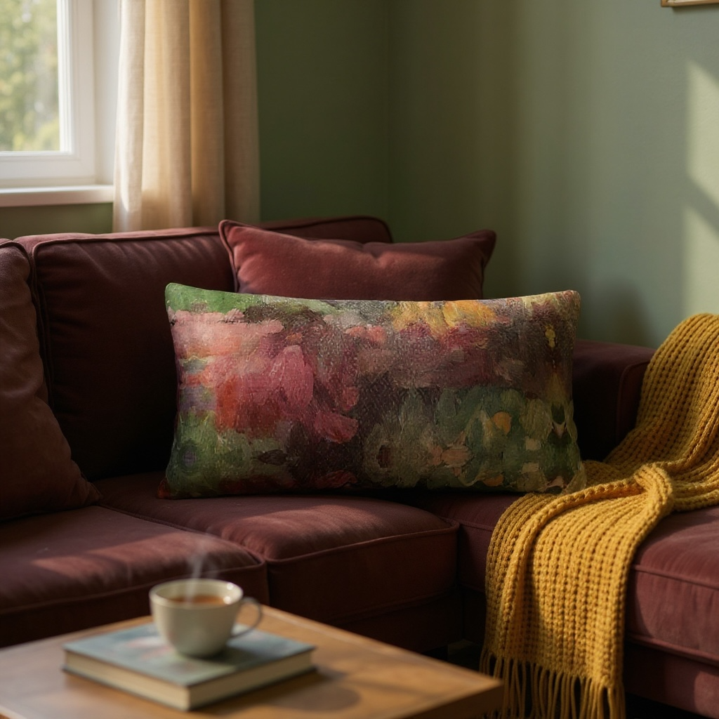 Giverny Gardens 24 x 12 Pillow Cover