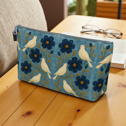 Doves of Peace Makeup Bag