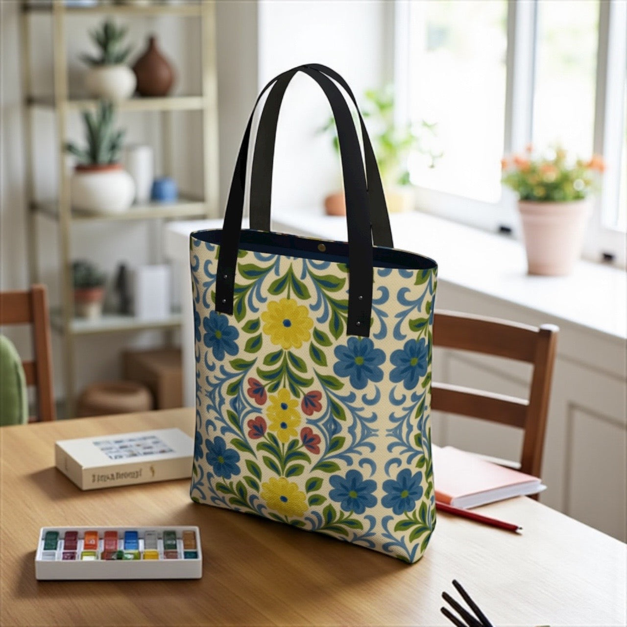 Jardin Provencale Goldenrod Urban Tote