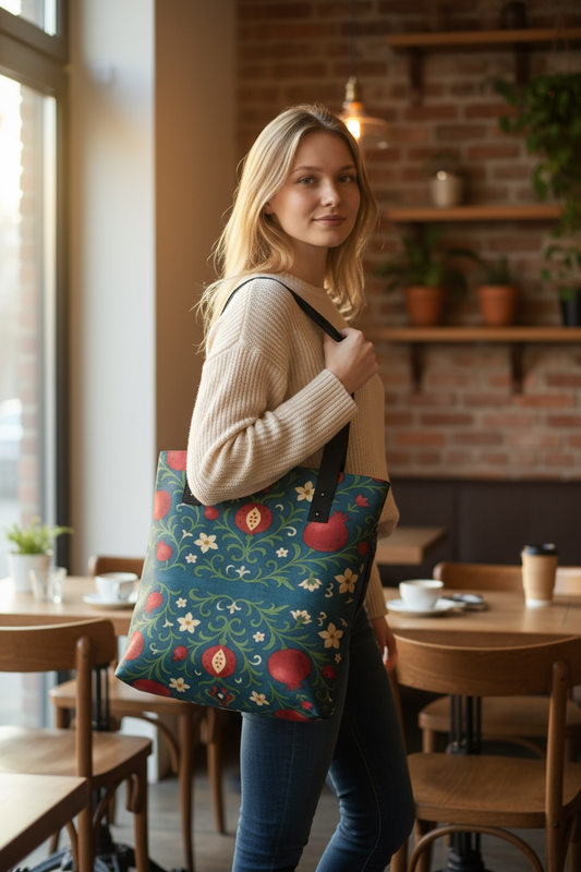 Winter Pomegranates Urban Tote Bag