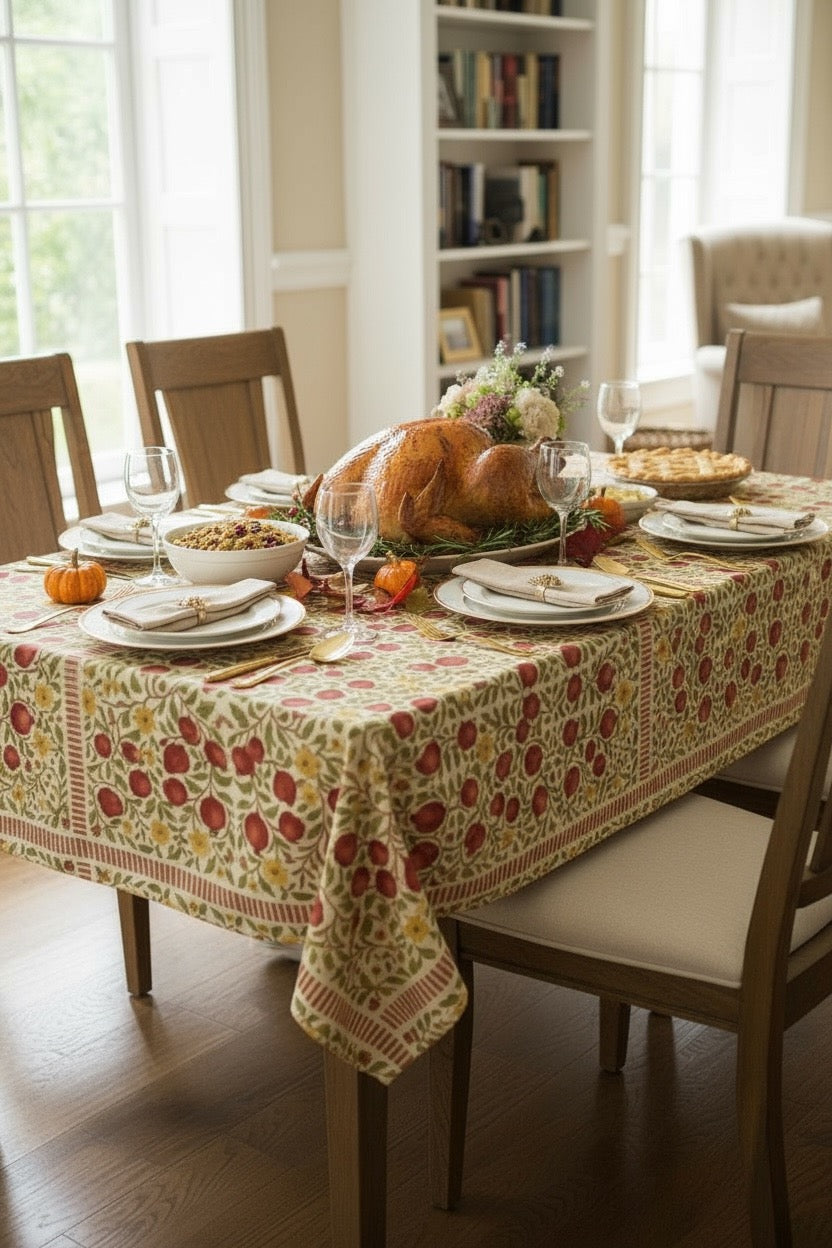 Autumn Pomegranates 60 x 90 Tablecloth