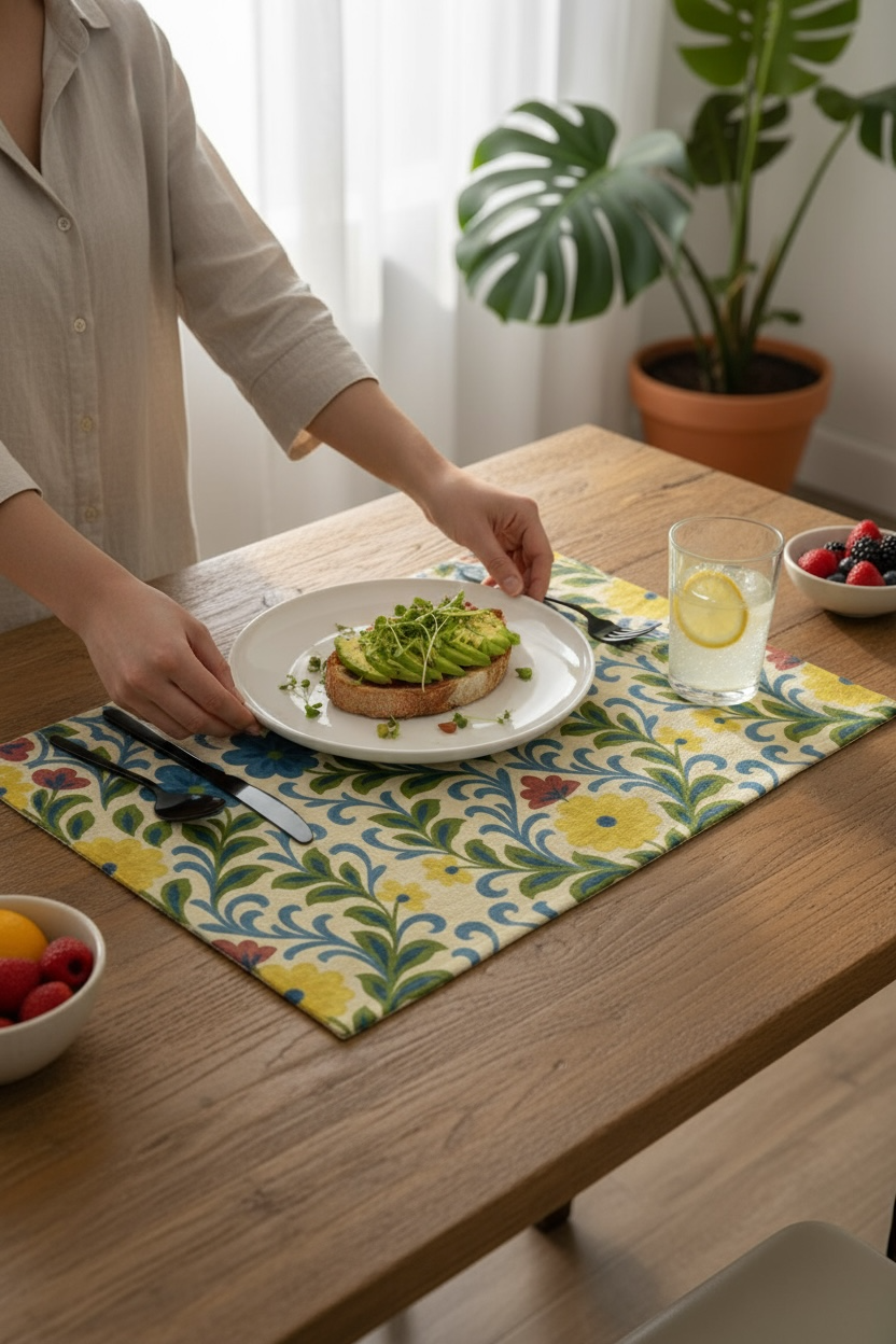 Jardin Provencale Goldenrod Placemats