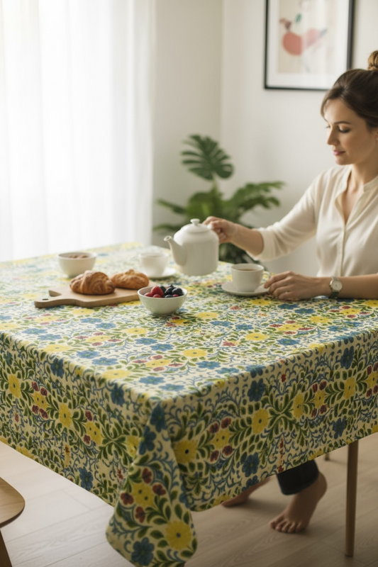 Jardin Provencale Goldenrod 60 x 60 Tablecloth