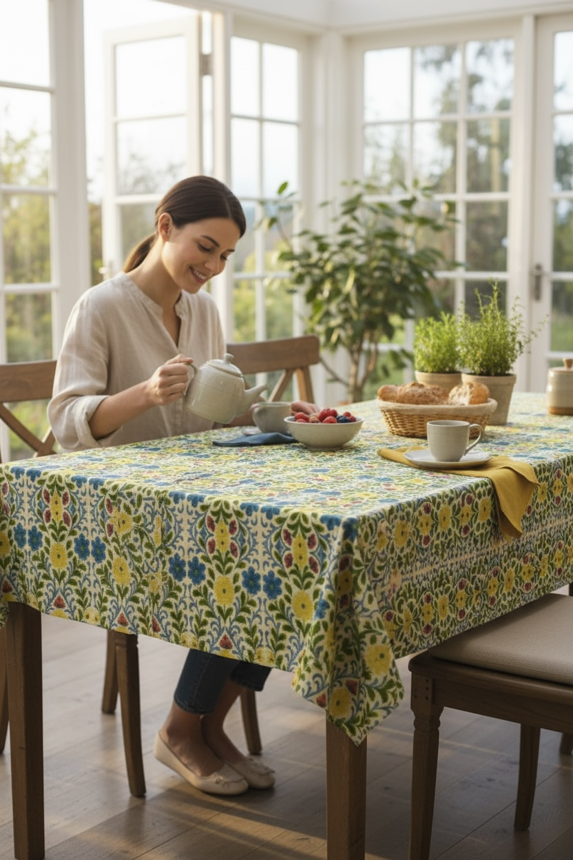Jardin Provencale Goldenrod 90 x 60 Tablecloth
